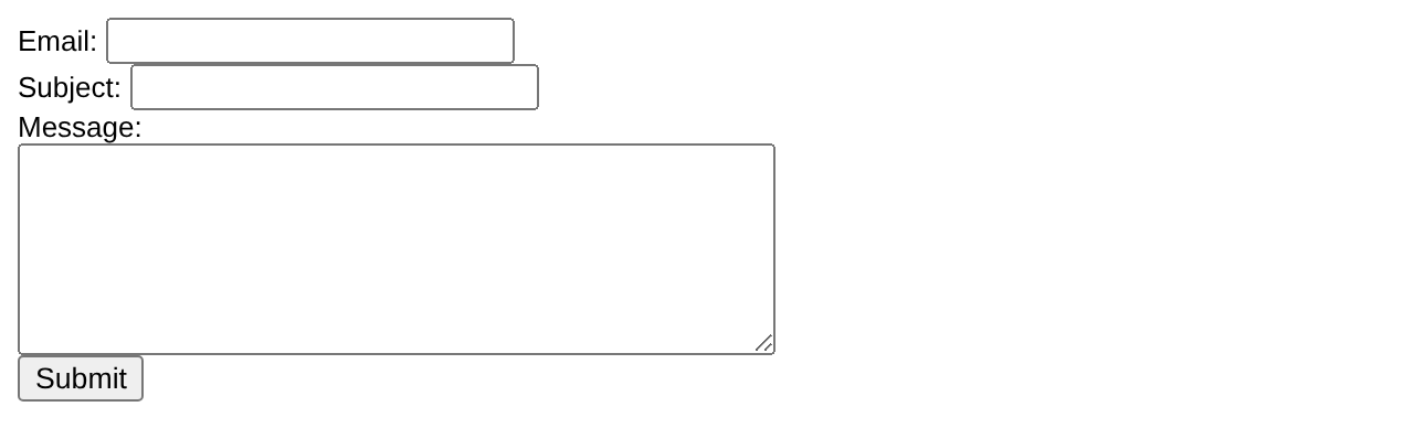 Browser output